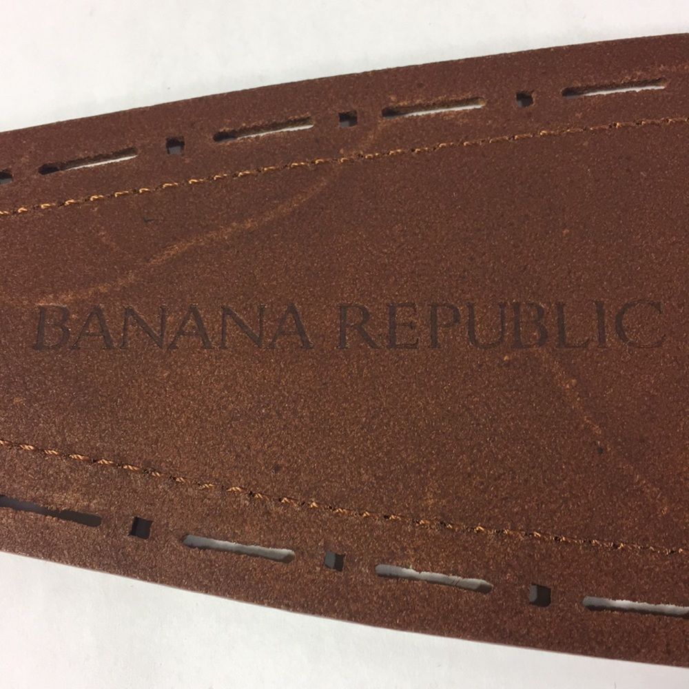 Banana Republic Tan Leather Decorative Waist Belt - Picture 3 of 8